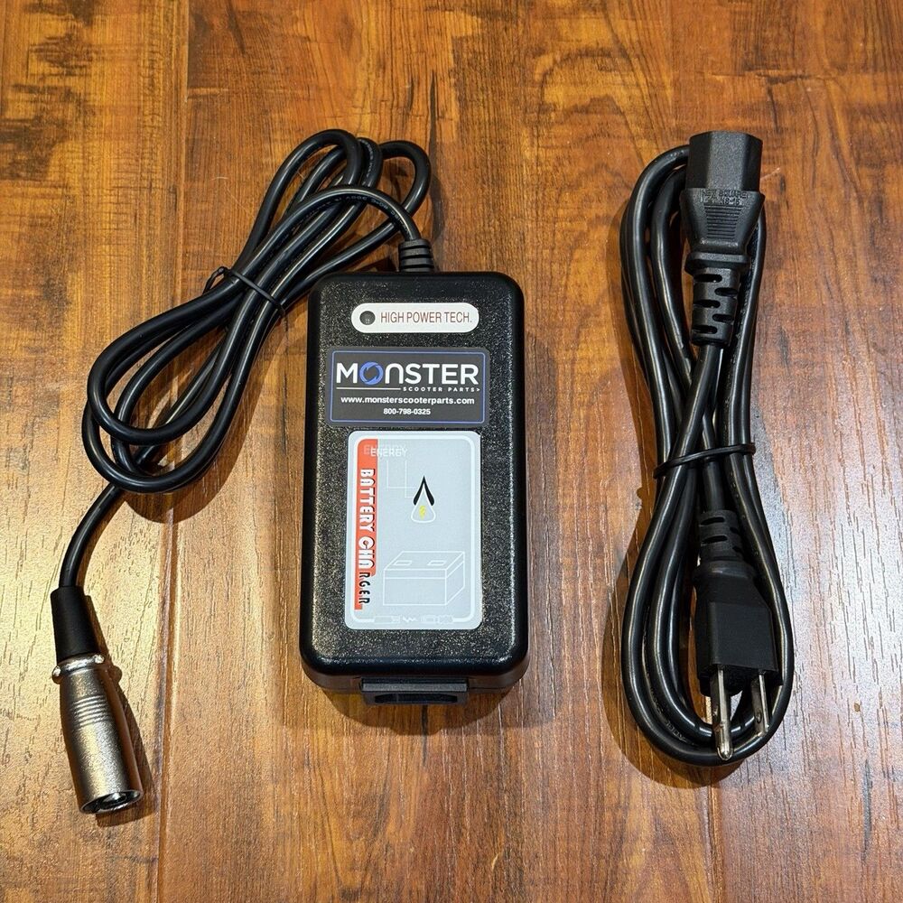 High Power Tech 24 Volt 2.0 Amp XLR HP1202B Lead Acid Battery Charger - New!